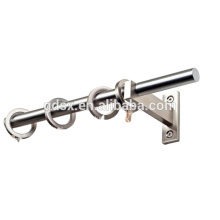 OEM stainless steel curtain pole, aluminum curtain rod manufacture in China